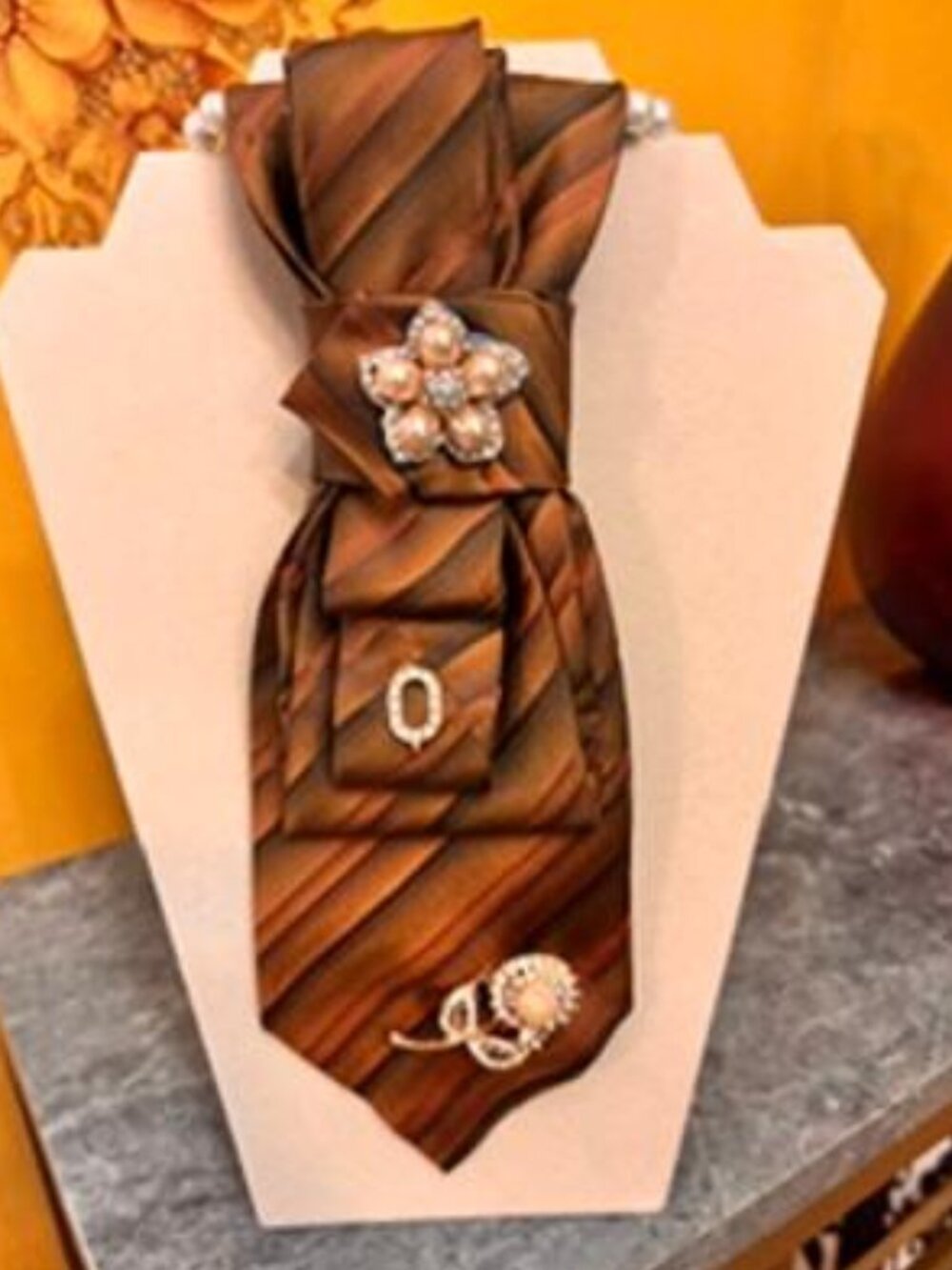 Beautiful Custom-Designed Women’s Tie Necklace